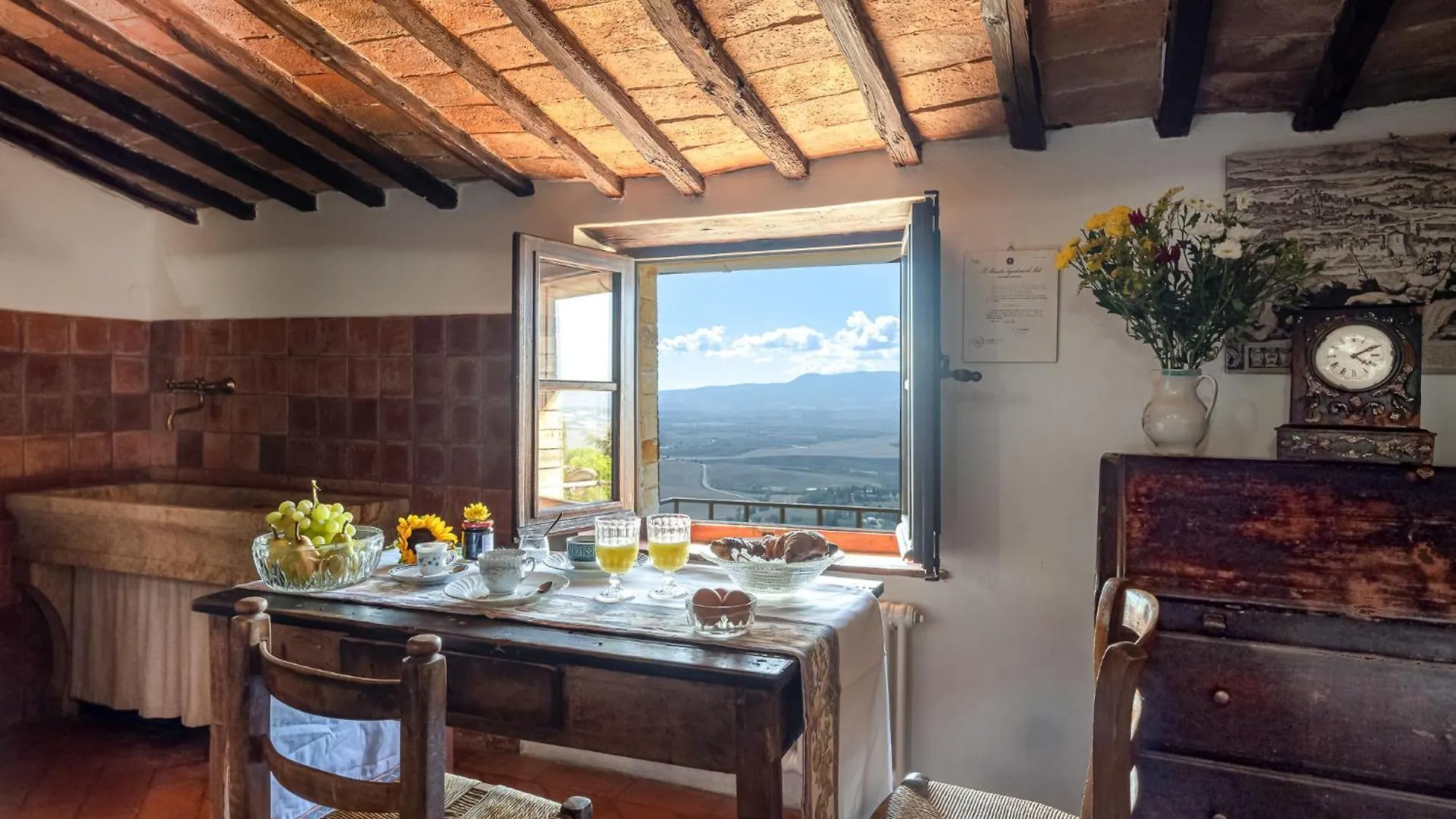 Artistica Pienza - Breathtaking Val D'Orcia View Apartment