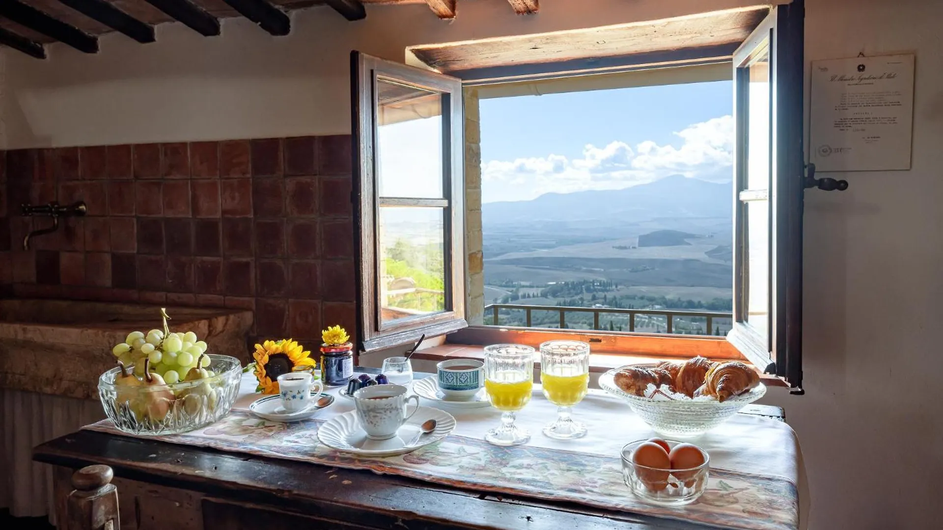 Artistica Pienza - Breathtaking Val D'Orcia View Apartment